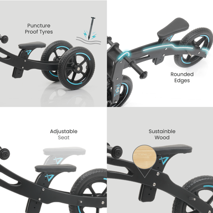 3 in 1 Balance Bike (Age : 1 - 5 years)
